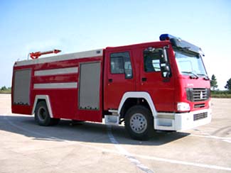 重汽豪濼單橋泡沫消防車
